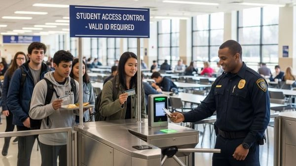 Barcode scanning in university cafeterias