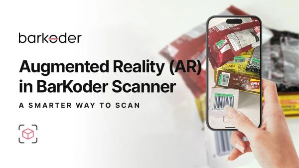 Banner for barKoder's AR product