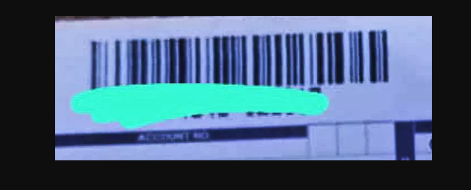 blurred barcode 7