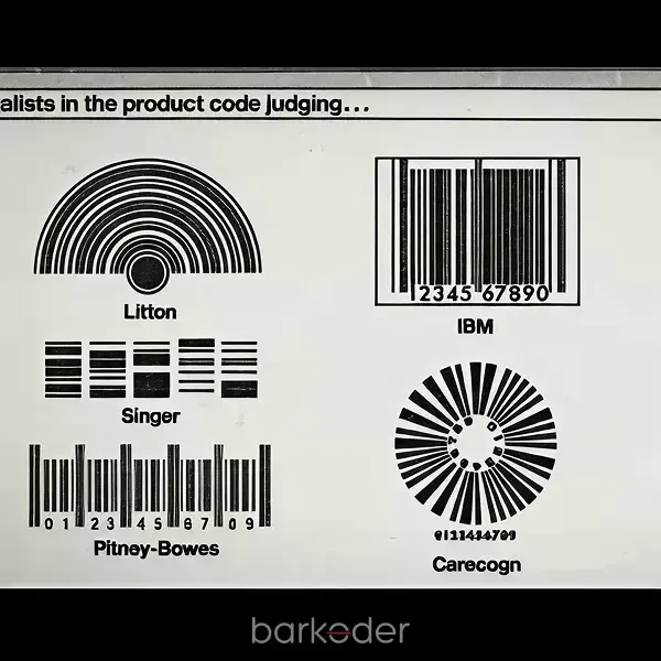 Finalists in the barcode design