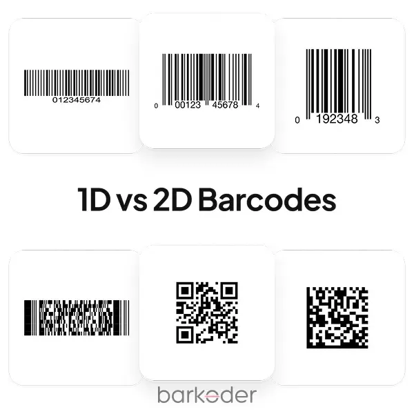1D vs 2D Barcodes