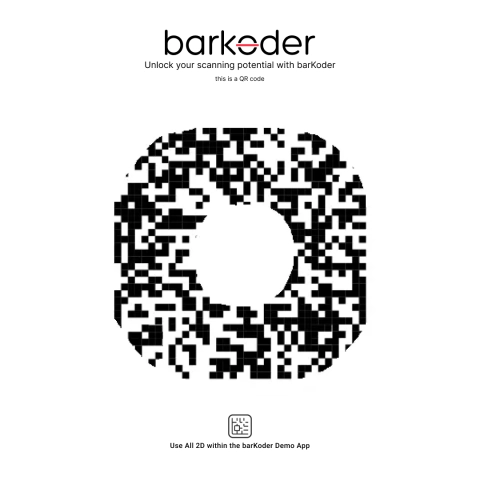 qr barcode sample - barKoder