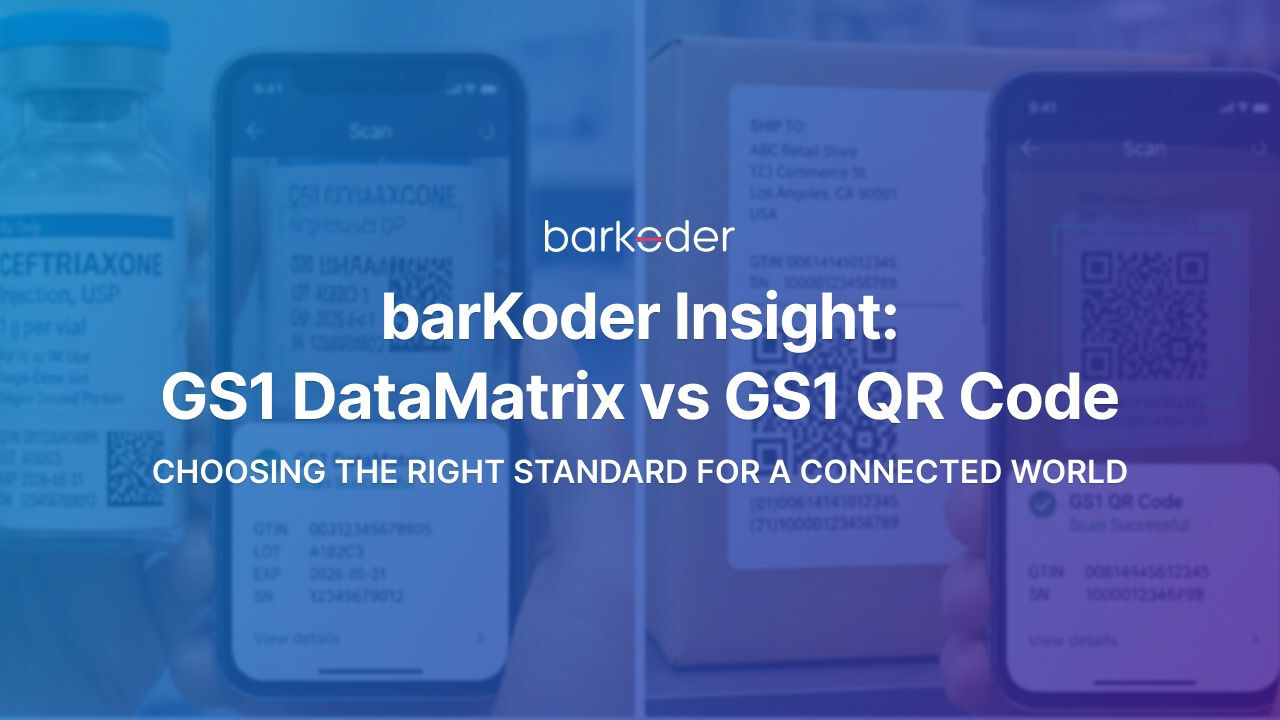 GS1 DataMatrix vs. GS1 QR Code: The Real Differences Explained