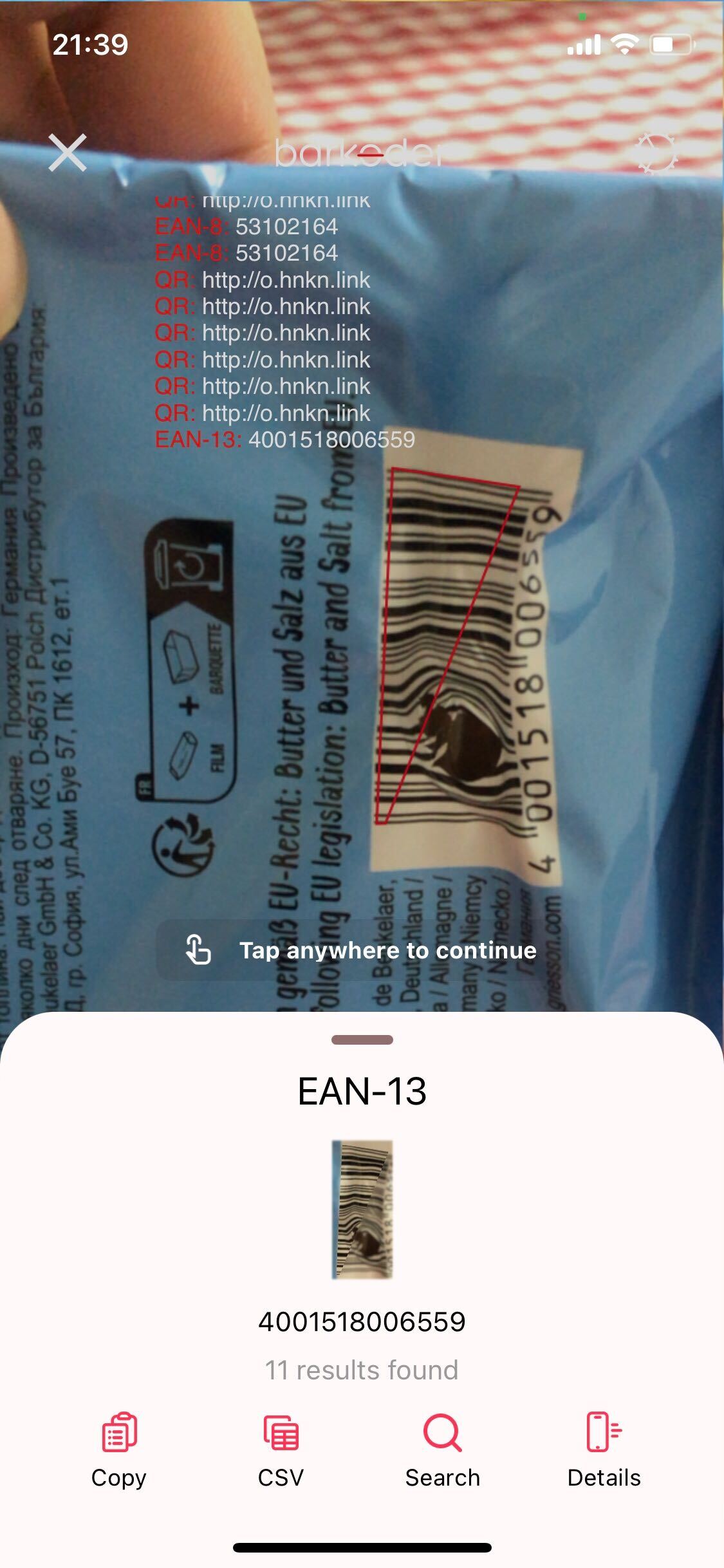 deformed barcode 8 - EAN13