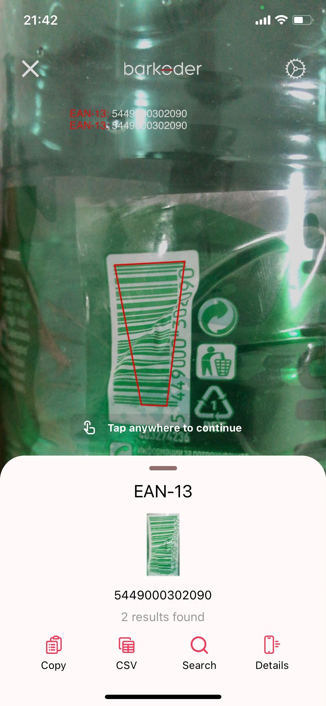 deformed barcode 9 - EAN13