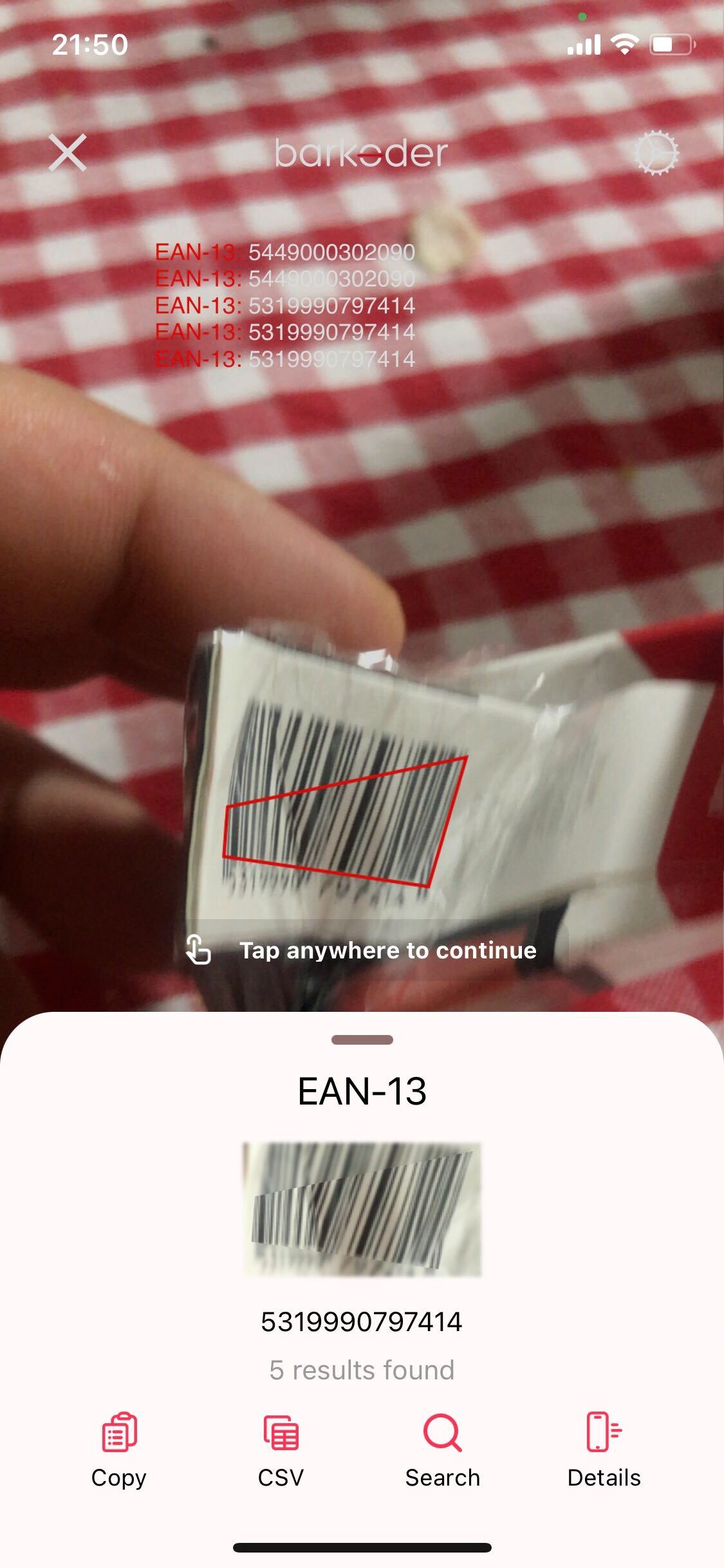 deformed barcode 11 - EAN13