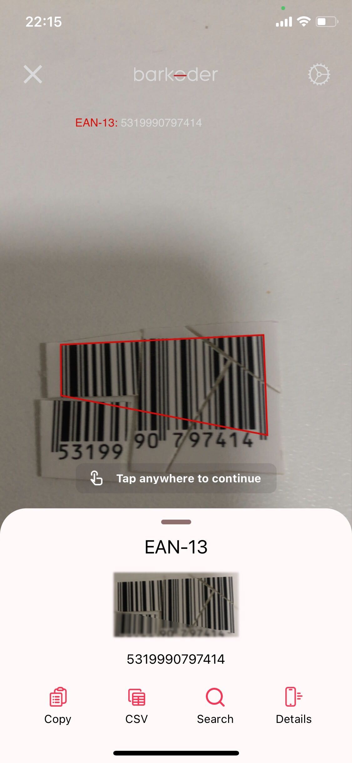 deformed barcode 14 - EAN13