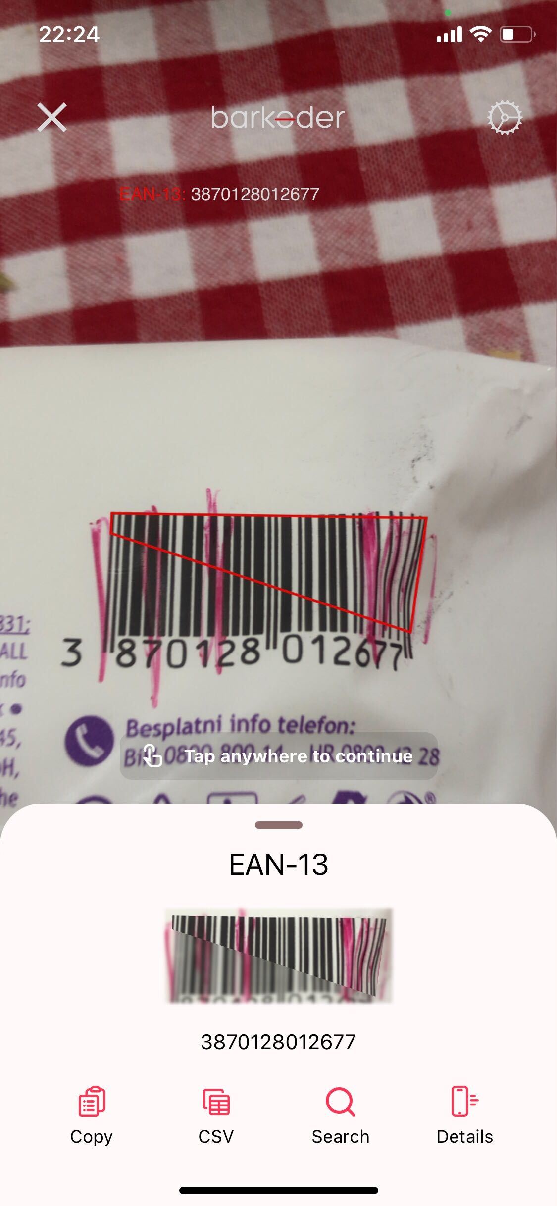 deformed barcode 15 - EAN13