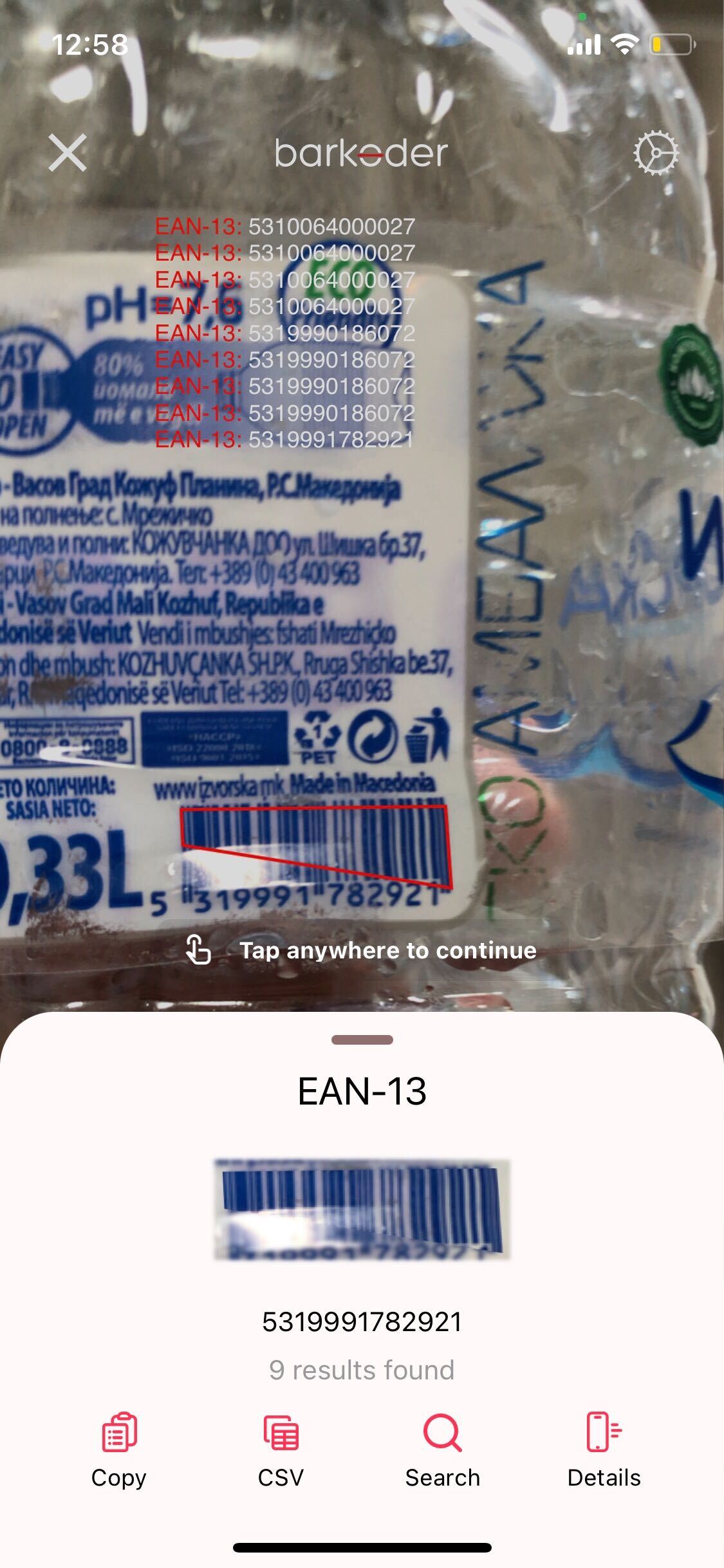 deformed barcode 18 - EAN13